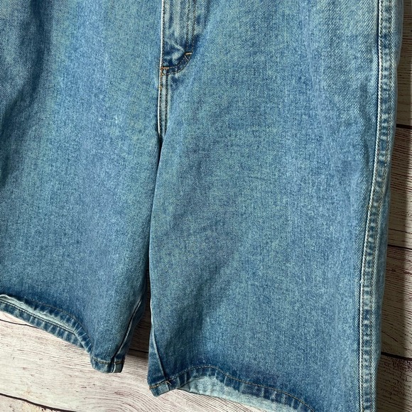 Zena Jeans Y2K Vintage Light Wash 100% Cotton Denim High Rise Shorts Size 16 - Picture 4 of 10